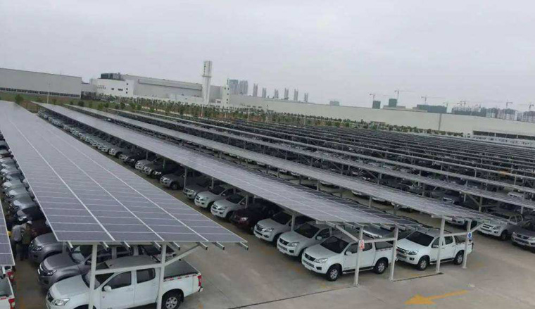 100千瓦光伏停車場投資多少，停車坪搭建光伏違建嗎