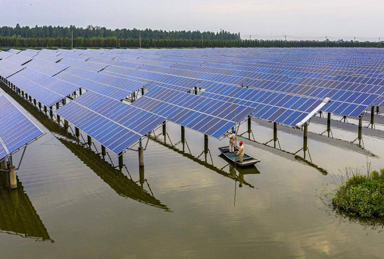 漁光互補光伏發電項目的必備條件,漁光互補一畝水塘能建多少光伏