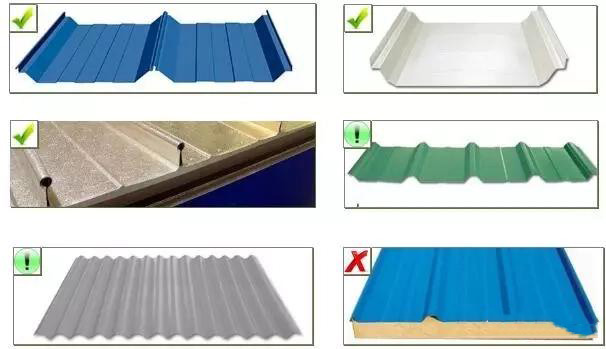 壓型鋼板是經(jīng)常可以用到的，直接夾在棱形上